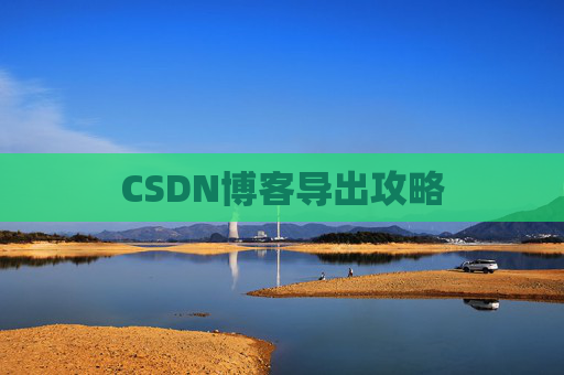 CSDN博客导出攻略